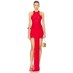 Bananhot Semi Dress in Red Fire